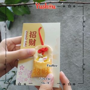 Móc khóa Yushou Tiền Tài - Mẫu 78 - Thỏ đắp mền dễ thương Có sẵn