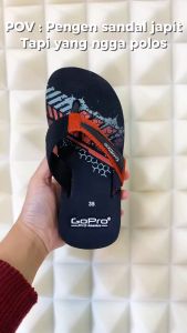 GoPro Adventure Jason TP Sandal Jepit Anak Remaja Sendal Japit Tanggung Spon Eva Modis Halus Anti Licin Anti Selip Size 33-37