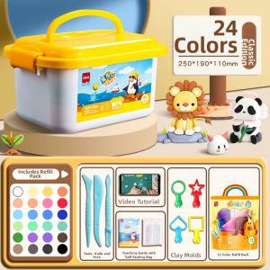 deli | Non-toxic Food-grade Clay 36-color Modeling