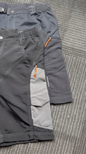 Manjaru Ride Men’s Cargo Shorts Black–Lightweight Breathable & Quick-Dry Streetwear for Rainy Days