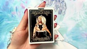 Paper Playing Cards Poker Beautiful Cute Girls Deck 54 Cards All Different Vintage Retro Classic Pin Up Girls Club Card Games