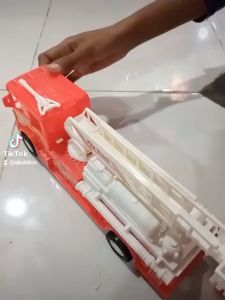 Mainan Murah Mobil Pemadam Kebakaran KGP 150 - Mobil Truk Pemadam Kebakaran Jalan Manual Tanpa Baterai