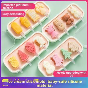 Home Use Ice Pop Mold Food Grade Silicone