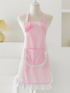 SVORIAHI | Princess Style Thin Apron For Women Kitchen Use Cute Summer Fashionable Non Disposable One Size Fits All Pure Color Apron