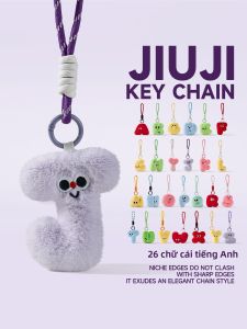 JIUJI | Alphabet Letter Plush Hanging Charm