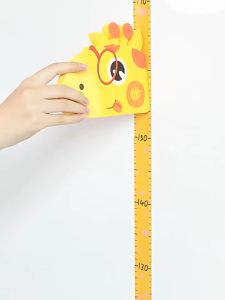 3D Cartoon Magnetic Measurement Ruler Wall sticker Accurate Height For Kids