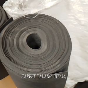 Karpet Talang Hitam 90cm Polos
