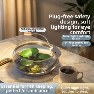 TEKANAI | Mini Rechargeable Aquarium Lighting Lamp