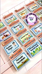 【马来文闪卡•Melayu Flashcards】国文识字卡 Kad Imbas｜适合4-8岁｜幼儿园学习 Preschool Learning