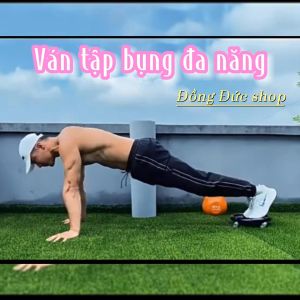 Đĩa Tập Bụng Đa Năng Xoay 360 Độ - Tập Cho Toàn Cơ Bụng Giữa và Cơ Liên Sườn - Tặng Kèm Tấm Lót Gối