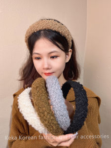 Korean Style Retro Lamb Hair Band: A Perfect Fall & Winter Accessory