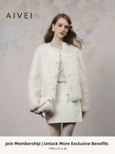 AIVEI | Romantic Style Winter Wool Fur Coat