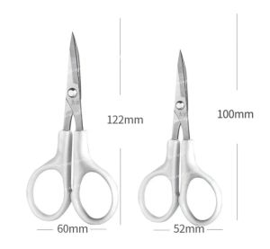 Gunting benang Bordir ujung lengkung / gunting bordir tajam stainless