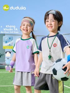 DUDUJIA | Áo Thun T Tay Ngắn Chống Khuẩn 7A Cho Bé