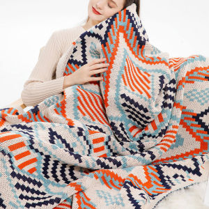 Bohe Sofa Throws Blanket Knitted Jacquard Nap Air Conditioning Blankets Home Decoration Outdoor Camping Picnic Blanket