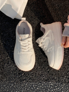 Josiny | Breathable Sporty Casual Thick Sole White Shoes