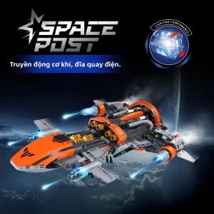 Bộ Mô Hình Tàu Vũ Trụ Khám Phá Lỗ Đen MOC Space 764 Chi Tiết Lắp Ráp Tự Do Dành Cho Độ Tuổi 14+ Đồ Chơi Không Gian Dành Cho Cả Nam Và Nữ