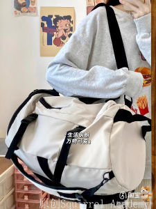 Multifunctional Schoolbag Mens Trendy College Students Backpack Ins Womens Crossbody Shoulder Bag Large Capacity Travel Laptop Bag