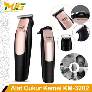 Original Alat Cukur Kemei KM-3202 Alat Cukur Rambut Detailer dan Ukir Rambut Cordless