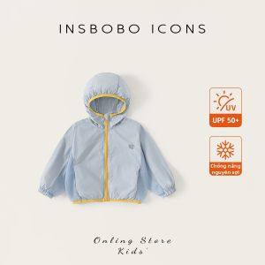 insbobo | Áo Khoác Chống Nắng UPF50+ Cho Bé Trai và Bé Gái