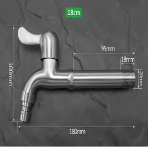 304 Stainless Steel Quick Open Faucet Copper Core