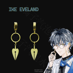 Sweet Heart Virtual Broadcast VTuber Combo Alloy Ear Studs Womens Fashion Jewelry Fresh out New Korean Style E023-1-2