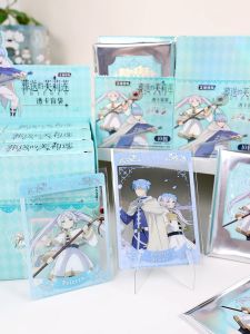 Transparent Card PVC Blind Bag Collection Small Card Card Authentic Buried Fu Lillian Xin Meier Anime Merchandise Pumping