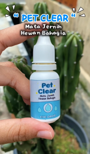 PET CLEAR Obat Mata Belekan Kucing Anjing Kemasan 15ml