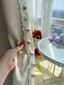 Morris Flowers Curtain Trim Decorative Accents Tassels Ornament Accessories European Style Home Fabric Door Curtain Parts