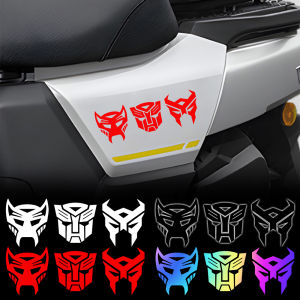 Cartoon Transformers Reflective Car Sticker Auto Window Bumper Decoration Sticker Motor Scooter Fuel Tank Body Sticker Waterproof Decal Motocycle Accessories