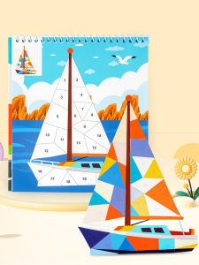 3D DIY Cartoon Sticker Puzzles