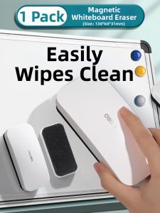 deli | Magnetic Large Whiteboard Eraser School Classroom Duster