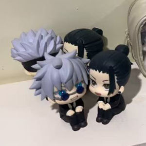 Bandai | New 5Pcs/set Jujutsu Kaisen Cute Yuji Itadori Gojo Satoru Q Ver. PVC Action Figures Anime Figure Model Toys Collection Doll Gift