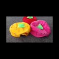 Topi Kupluk Bayi Cewek Pinky Strawberry ( 0 - 24 Bulan ). 