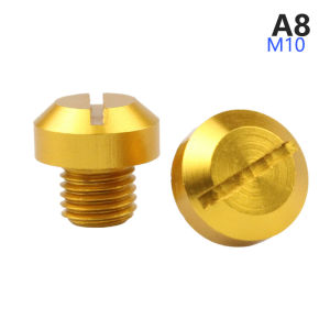 EELHOE | [NM]2Pcs Motorcycle CNC Aluminum M10 X 1.25 Rear View Mirror Hole Plugs Screws Rearview Mirror Holder Anti-Rust[NM]