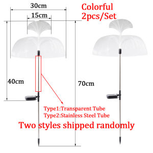 Solar Jellyfish Christmas Lights Outdoor Waterproof Decorative Flowers Garden Lights for Yard Garden