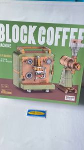 BRICK BLOCK MINIATUR MESIN KOPI COFFE MACHINE MAKER GRINDER PENGHANCUR BIJI KOPI SET MAINAN