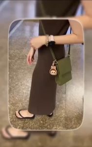 Labubu Leather EZ-link Charm handmade (Exp: 2030)