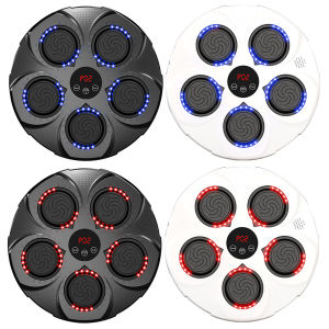 Intelligent Music Boxing Training Machine Bluetooth-Compatible Boxing Practice Wall Target USB Charging 9 Modes for Boxing Sports Agility Reaction