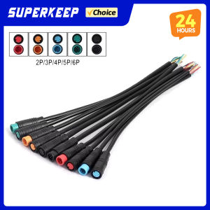 2/3/4/5/6Pin Male Female Cable Ebike Display Cable Connector Wire For Electric Scooter Sensor Electric Bicycle Butt Joint Plug