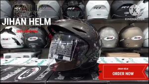HELM SEPEDA MOTOR DEWASA PERIA WANITA STANDART SNI JP5 ORIGINAL TERMURAH