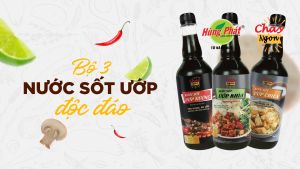 Nước Sốt Ướp Chiên Chay Ngon Hùng Phát Chai 200ml [Hương Vị Thơm Ngậy Cho Mọi Món Chiên]
