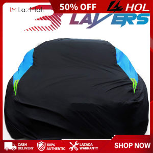 HOL Car Cover Waterproof PVC Cotton 3 Layer Protection Split Joint Material Aluminium Anti Scratch Wear Resistant for VIOS G4 INNOVA WIGO FORTUNER XPANDAR CITY ACCENT RIO