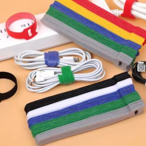 10/30/50pcs Cable Organizer Reusable Hook and Loop Cable Ties Cable Management Cable Winder Tape Protector Phone Accessories