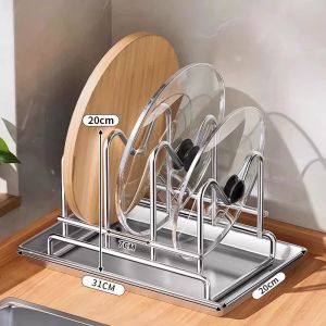 B&W | Home Multi-functional Stainless Steel Kitchen Knife & Utensil Organizer