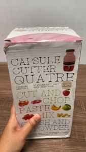 KEDAI REJEKI - BLENDER PENGGILING DAGING BLENDER TINGGAL TEKAN BLENDER KAPSUL - Quatre Blender Sensor Tekan