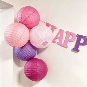 25CM 10inch Chinese Paper Lanterns for Wedding Event Party Decoration Christmas Halloween Holiday Supplies Decorative Paper Ball