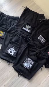 Celana Cargo Pendek Top House / Shortpant Cargo Fleece Termurah Kargo Warna Navy Top Lokal Bandung Distro Size M L XL XXL