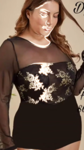 Plus size swimsuit CURVY PLUS SIZE [farsha]