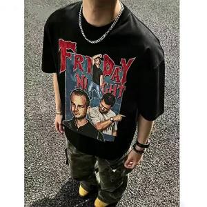 XIBAIYI | Oversized Cotton Short Sleeve Casual Round Neck T-shirt